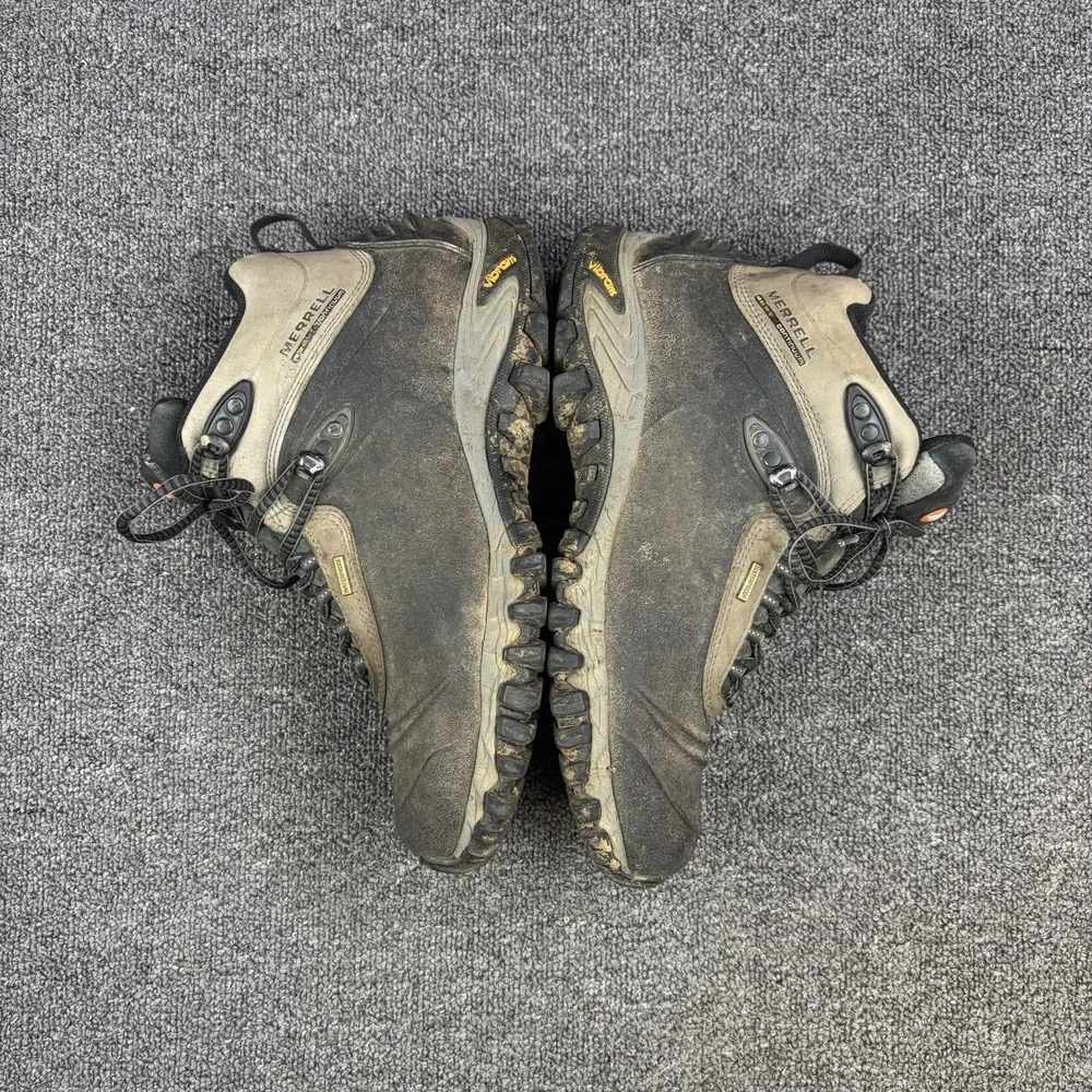 Merrell Opti-Warm 200g Insulated Waterproof Vibram Hiking Boots Mens 10 Brown